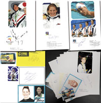 Olympic Games 2000 Autograph swimming 23x<br>-- Estimate: 200,00  --