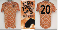 UEFA EURO 88 matchworn football shirt Netherlands<br>-- Stima di prezzo: 3500,00  --