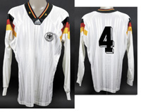 match worn football shirt Germany 1993<br>-- Stima di prezzo: 680,00  --