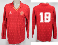 World Cup 1990 match worn football shirt spain