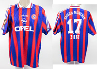 match worn football shirt Bayern Munich 1996/1997