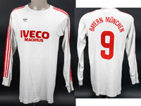 match worn football shirt Bayern Munich 1982/1983<br>-- Stima di prezzo: 1300,00  --