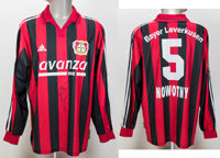 match worn football shirt Bayer Leverkusen 2001