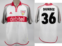 match worn football shirt VfB Stuttgart 2000/2001<br>-- Stima di prezzo: 650,00  --