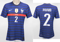 match worn football shirt Frankreich 2020
