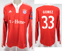 match worn football shirt Bayern Munich 2009/2010