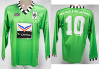 match worn football shirt Moenchengladbach 1994