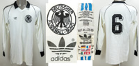 match worn football shirt Germany 1983-1984<br>-- Stima di prezzo: 1200,00  --