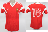 match worn football shirt Portugal 1990