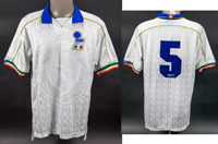 match worn football shirt Italy 1996