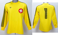 match worn football shirt Switzerland 1978<br>-- Estimation: 750,00  --