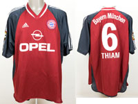 match worn football shirt Bayern Munich 2001/2002