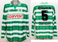 match worn football shirt RW Oberhausen 1997/1998