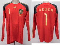 World Cup 2010 matchworn football shirt Germany<br>-- Stima di prezzo: 1200,00  --