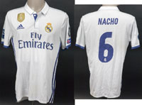 match worn football shirt Real Madrid 2016/2017