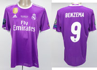 match worn football shirt Real Madrid 2016/2017<br>-- Stima di prezzo: 1800,00  --