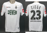 match worn football shirt Moenchengladbach 2004