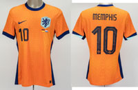 match worn football shirt the Netherlands 2024<br>-- Estimatin: 780,00  --